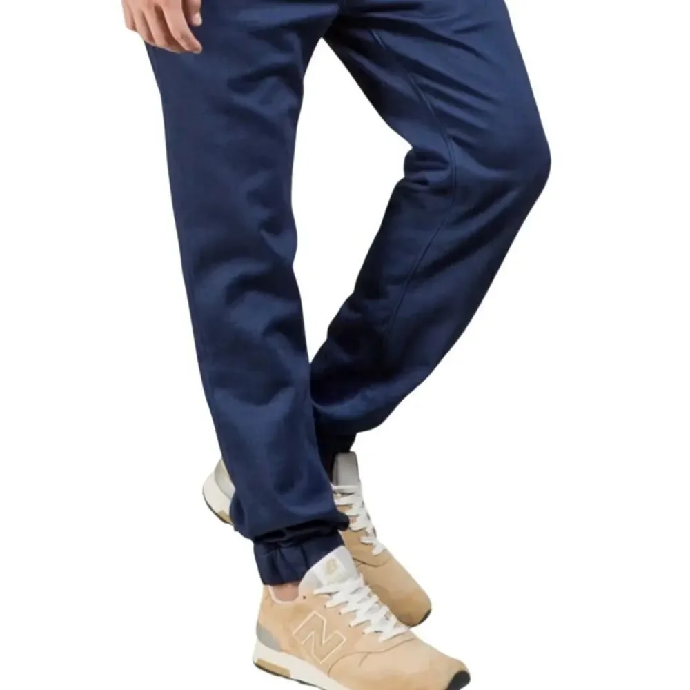 Levi's Navy Blue Men's Chino Jogger Pants Stretch Elastic Cuff Size 38 x 32